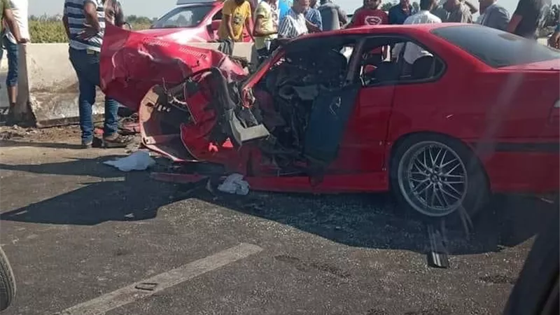 مصرع طالب بطب الاسنان وإصابة صديقه بحادث مروع في الدقهلية
