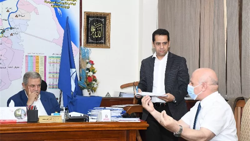 محافظ دمياط ورئيس القابضة للمياه .. يتابعان مشروعات حياة