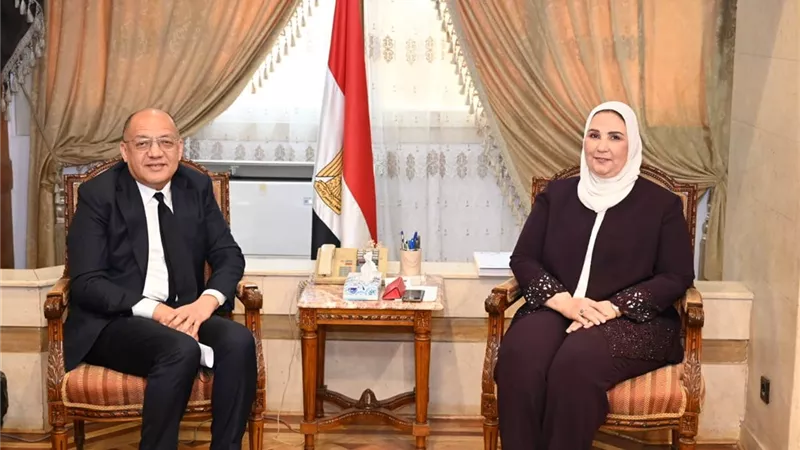 وزيرة التضامن و السفير الفلبيني يبحثان التعاون بشأن الحماية الاجتماعية