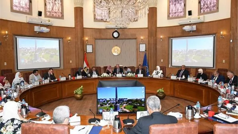 مجلس جامعة القناة يستعرض الخريطة الزمنية للعام 2022/2023