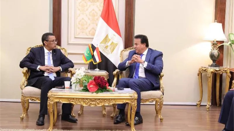 وزير التعليم العالي يستقبل نظيره الموريتاني لبحث أوجه التعاون المُشترك