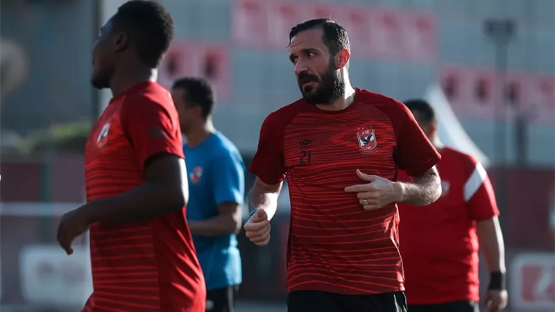 الاهلى يواصل تدريباته بدون راحة استعدادًا للمقاولون
