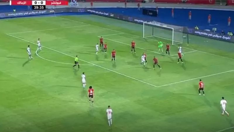 شوط أول سلبى بين الزمالك وفيوتشر بالدورى