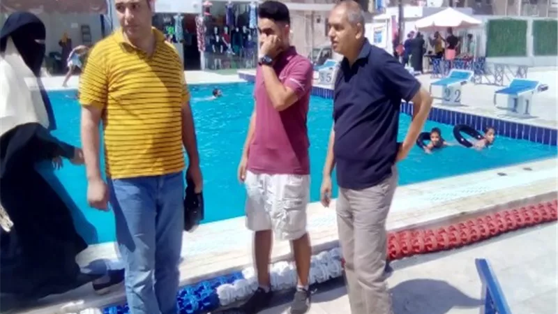 جولات ميدانية لمديري الادارات الفرعية بالقليوبية لحمامات السباحة بالمراكز والاندية