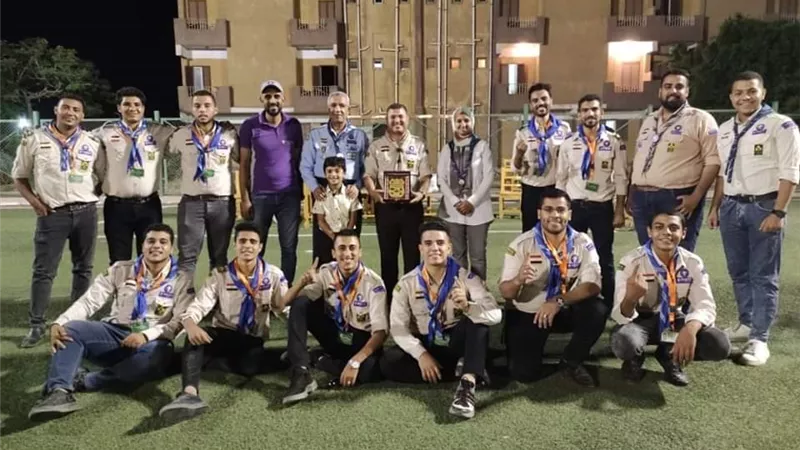 مهرجان كشفي لفرق الجوالة ببنى سويف ..صور