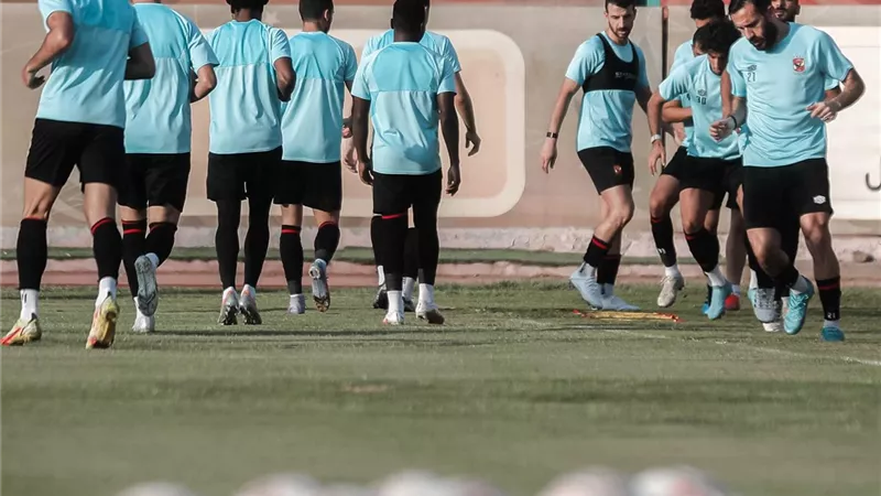 الأهلي يختتم مرانه استعدادا لمواجهة المقاولون بالدورى