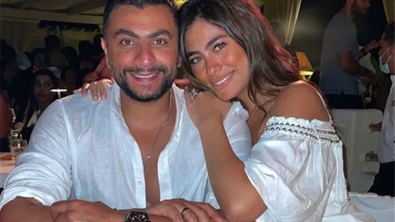هاجر احمد لـ زوجها فى عيد زواجها : 