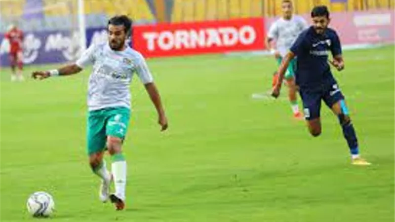 الشوط الأول.. المصري يتقددم بهدف على إنبي