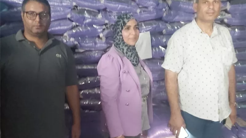 التموين تضبط 400 طن من السلع الأساسية قبل تهريبها للسوق السوداء بالجيزة