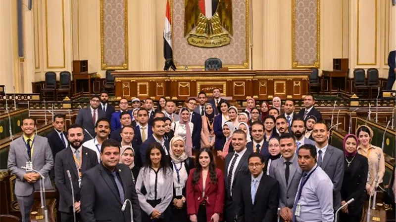 مجلس النواب يستقبل متدربي الدفعة الرابعة من البرنامج الرئاسي لتأهيل الشباب للقيادة