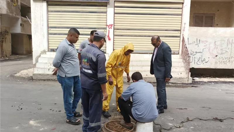 حملات نظافة وتجميل ورصف بالانترلوك وإنشاءات جديدة بعدد من مدن كفر الشيخ