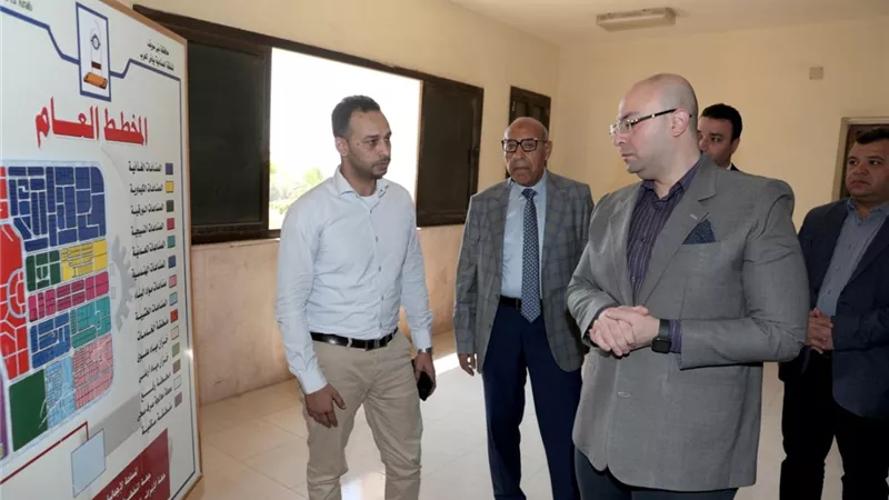 محافظ بني سويف يزور المقر الإداري لمنطقة بياض العرب الصناعية..صور