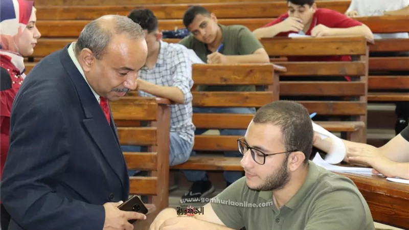 لجنة المجلس الأعلى للجامعات تتابع إختبارات القدرات بجامعة الدلتا التكنولوجية بالمنوفية