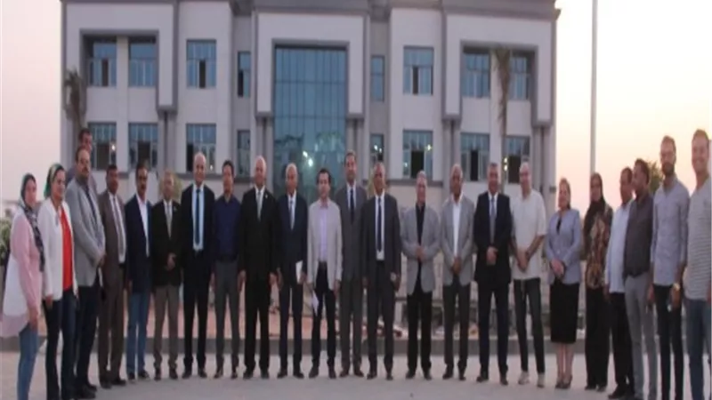 سوسة يتفقد منشآت جامعة بنها الأهلية.. ويؤكد: جارى تنفيذ كافة التجهيزات اللازمة لبدء الدراسة