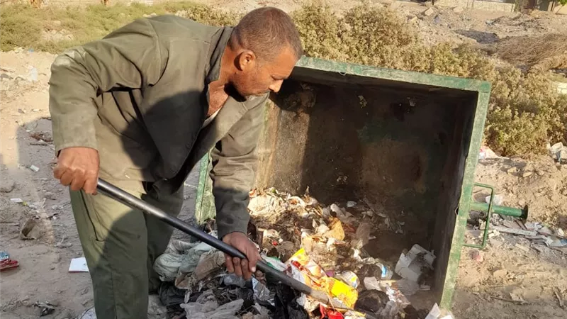 رفع ٧٥ طن قمامة ومخلفات فى حملات نظافة مكثفة بأنحاء الأقصر