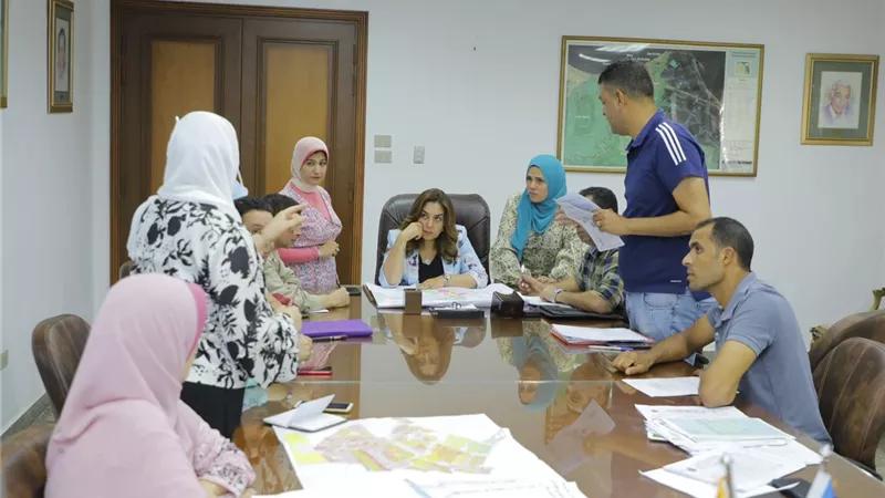 محافظ دمياط تبحث ملفات منطقة الإمتداد العمراني برأس البر..صور