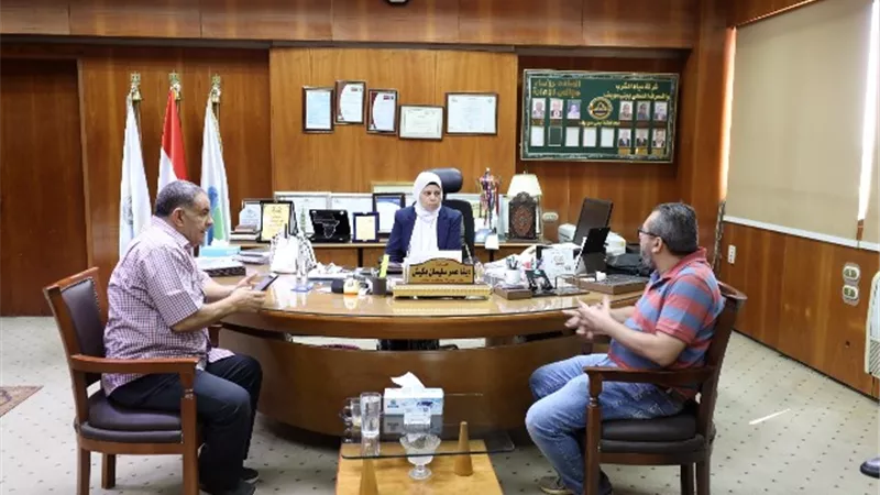 التنسيق بين شركة المياه والجهاز التنفيذى ببنى سويف