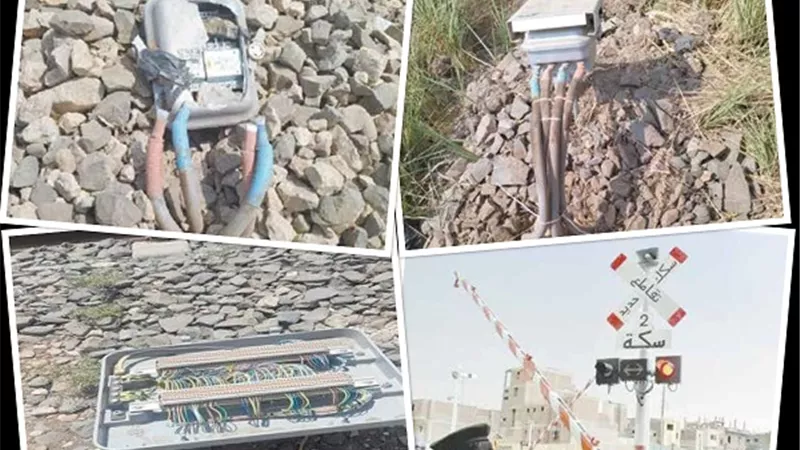خطوط السكة الحديد.. في خطر!!