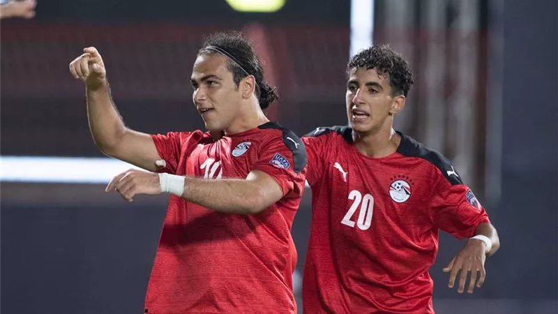 صلاح باشا يفتتح التسجيل لـ مصر أمام الجزائر بكاس العرب للشباب