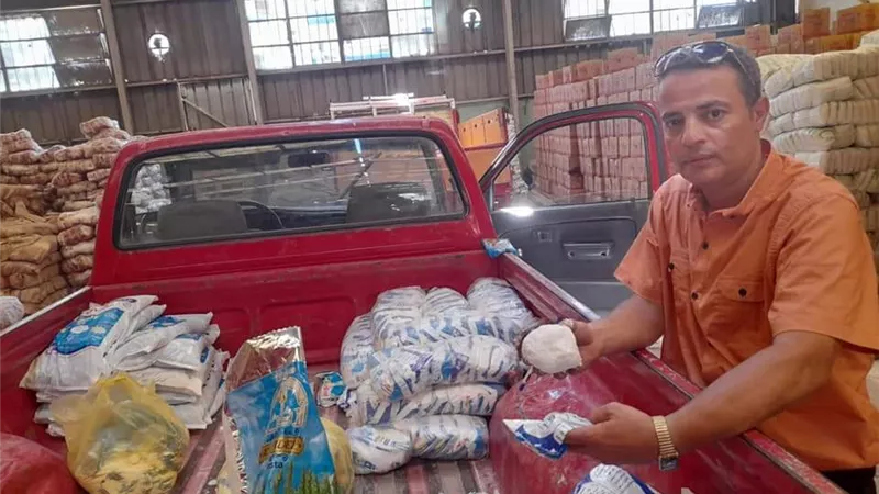 ضبط ملح والبان فاسده بالفشن