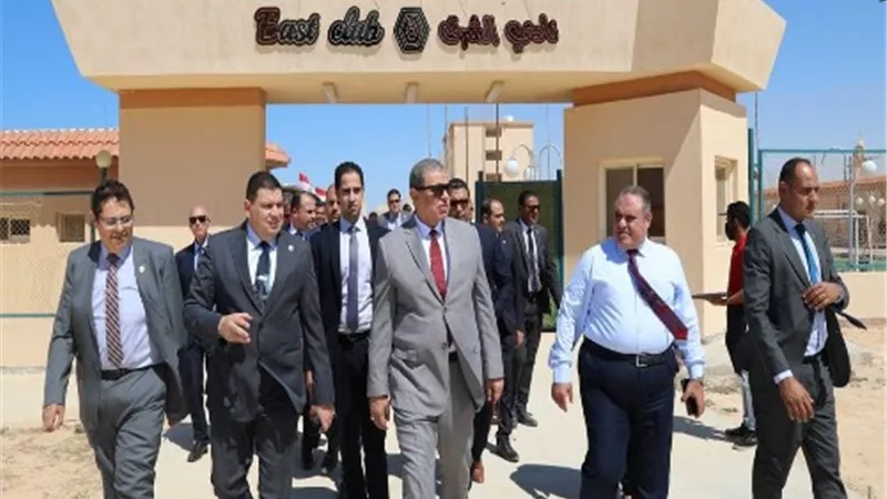 وزير القوى العاملة يتفقد المدينة السكنية للعاملين بمشروع محطة الضبعة النووية