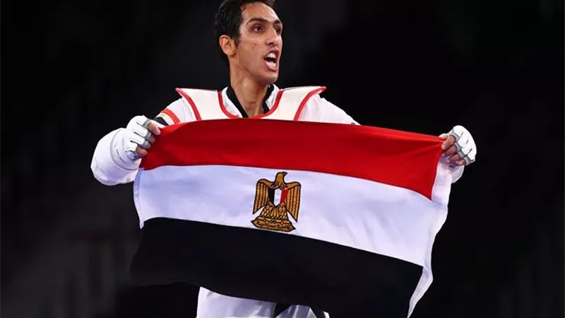 إنجاز تاريخي.. سيف عيسى يتصدر التصنيف الأولمبي للتايكوندو
