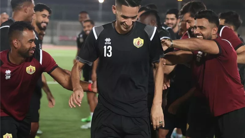 استقبال اسطورى من جماهير قطر القطرى لـ بدر بانون