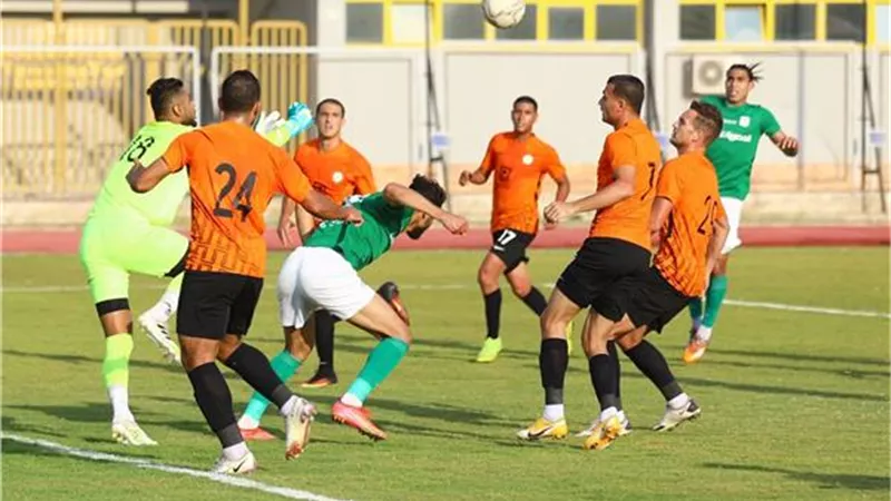 البنك الأهلى ينهى الشوط الاول بثنائية فى مرمى المقاصة