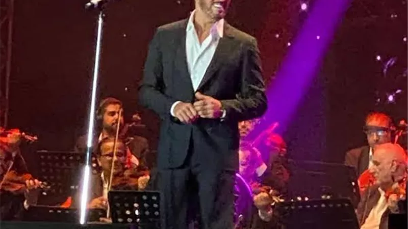 بعد ١٢ عام غياب.... كاظم الساهر يحيي حفل مسرح النافورة بالاوبرا..