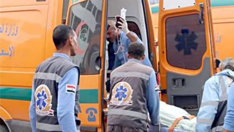 بالاسماء .. مصرع واصابة ٢١ شخصا فى تصادم سيارتين على محور سمالوط