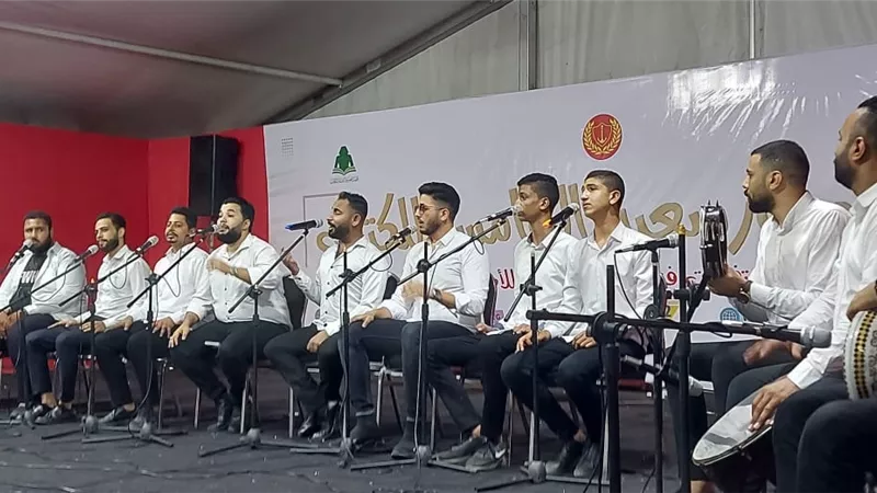 فرقة المتيم للإنشاد الدينى تحيى ليالى معرض بور سعيد للكتاب