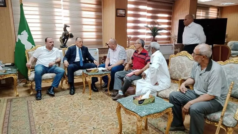 محافظ الشرقية يلتقي امين حزب مستقبل وطن لحل مشاكل المواطنين