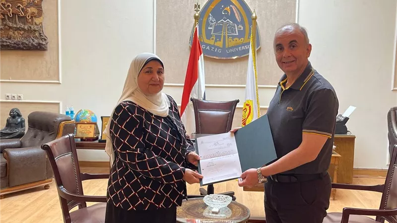 نشوى نافع عميدة لكلية التربية الرياضية بنات بجامعة الزقازيق