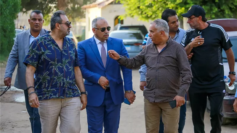 مجدي عبد الغني يتفقد قطاع الناشئين بنادي السكة الحديد