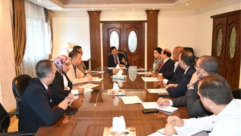 وزير الرياضة يجتمع مع اللجنة العليا لمبادرة 