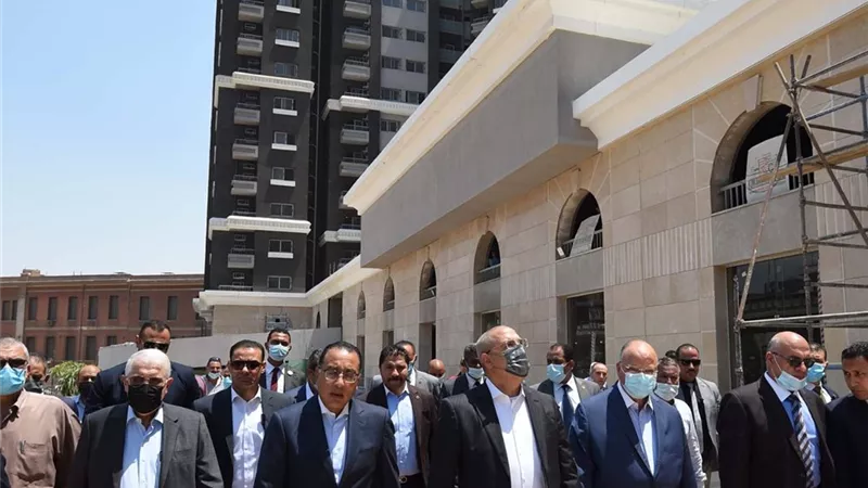 رئيس الوزراء يتفقد مشروع تطوير منطقة مثلث ماسبيرو قبل بدء التسليم..صور