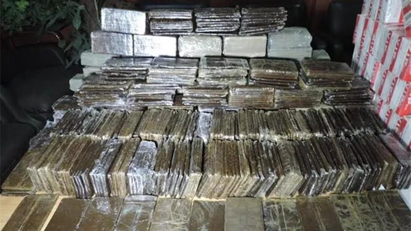 ضبط عنصرين إجراميين بحوزتهما 325 طربة لمخدر الحشيش قبل ترويجها بالإسكندرية