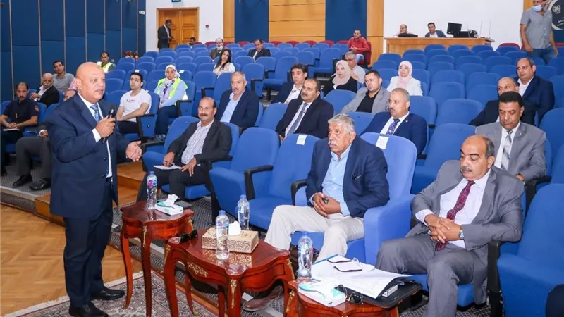 ميناء دمياط يستقبل لجنة التفتيش ومراجعة إجراءات الموانئ المصرية