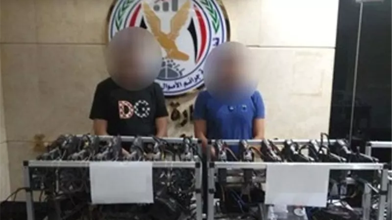 ضبط تشكيل عصابى لترويج العملات الإفتراضية والأجهزة المستخدمة فى تخليقها بالجيزة