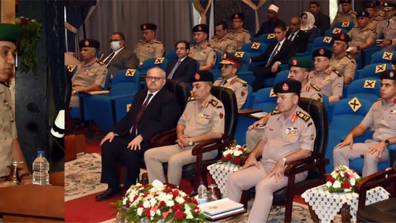 الفريق أسامة عسكر رئيس الأركان يشهد ندوة هيئة التدريب للقوات المسلحة