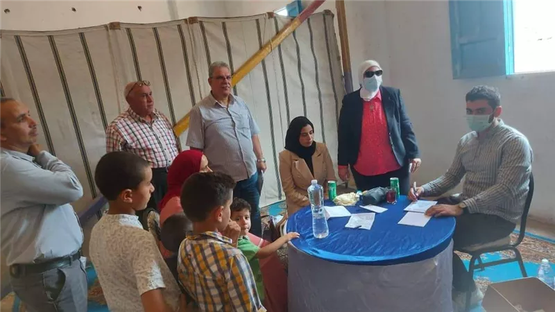 قافلة جامعة الزقازيق الطبية تختتم أعمالها بفحص ١٢٥٠ حالة من أهالي كفر المدينة بالحسينية