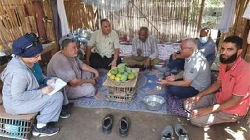 مسئولي الفاو يناقشون تأثير التغيرات المناخية علي أشجار المانجو بالإسماعيلية.صور