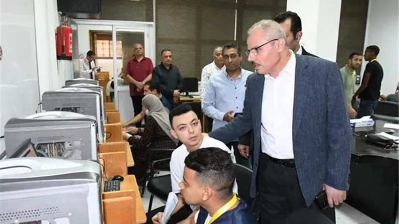 مكتب تنسيق جامعة القناة استقبل 150 طالب في أول أيام المرحلة الاولى