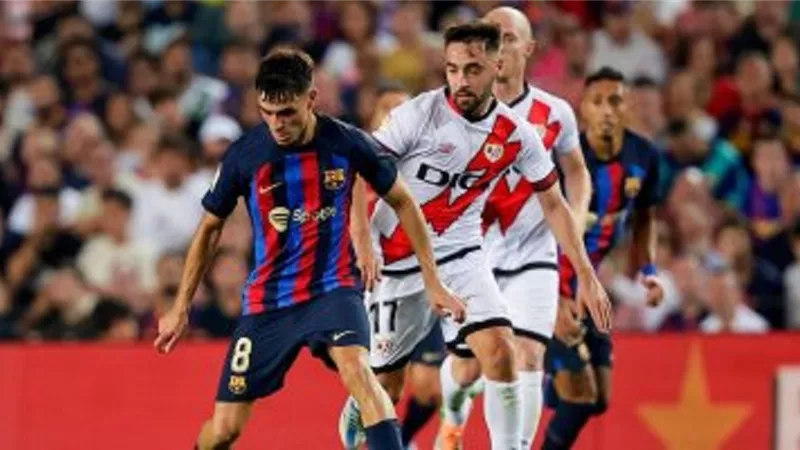 التعادل السلبى يحسم نتيجة الشوط الاول بين برشلونة ورايو فاليكانو