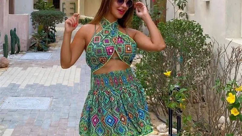 بألوان زاهيه .. نورهان منصور تتألق في أحدث إطلالتها ..صور