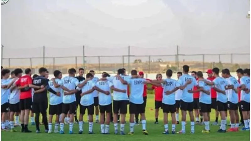 منتخب مصر يختتم مبارياته الودية استعدادًا للمشاركة فى كأس العرب للناشئين بالجزائر