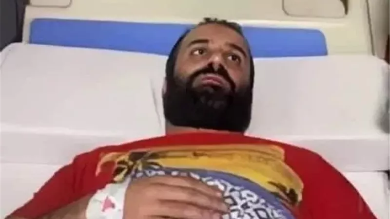 شهامة بطل.. محمد يحيى أنقذ 5 أطفال وأصيب في حريق كنيسة أبو سيفين (فيديو)