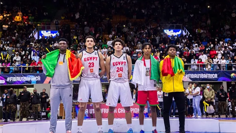 ثنائي منتخب مصر يزين التشكيل الأفضل ببطولة إفريقيا للسلة تحت 18 عام