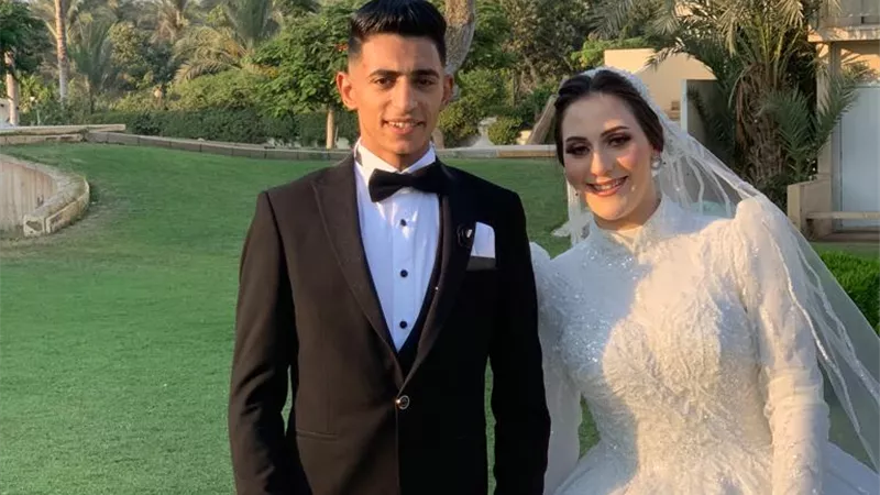 ألف مبروك للعروسين وبالرفاء والبنين