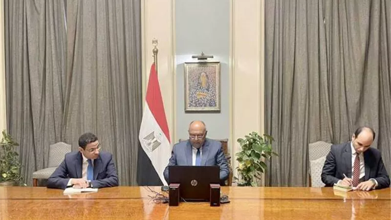 شكري يستعرض رؤية الرئاسة المصرية لـ COP27 لتعزيز عمل المناخ الدولي